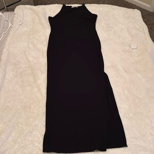 Black maxi dress